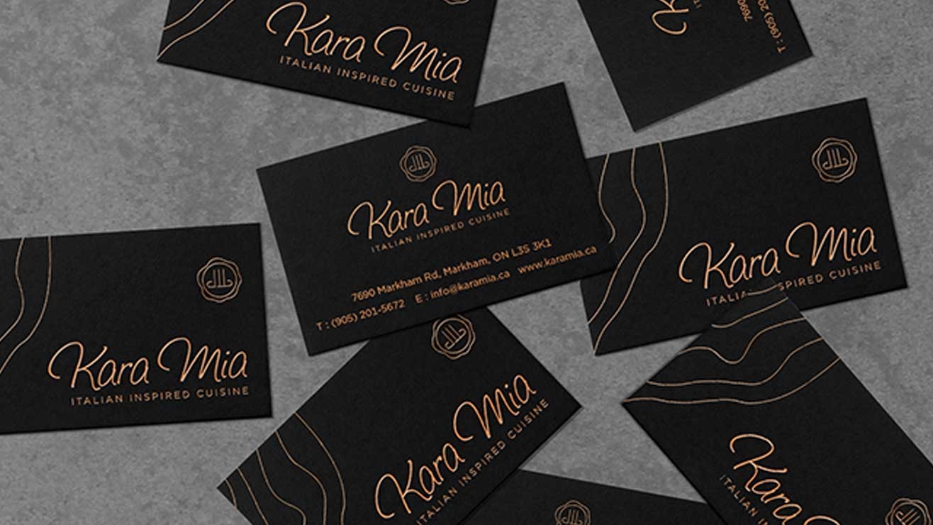 Kara Mia - Italian Restaurant Re-Branding Project - Clue Branding